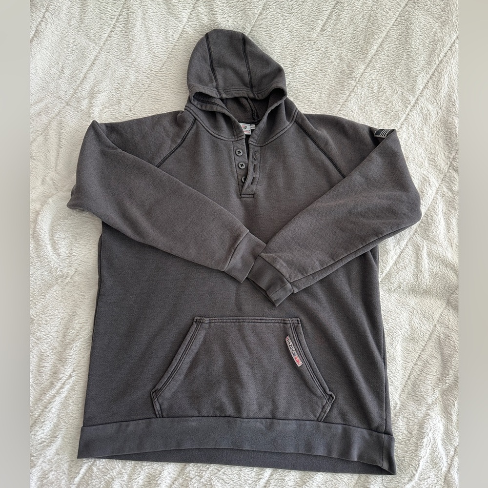 Tyndale FR Button up Hoodie Sweatshirt Mens XL TALL Fire Resistant Wear